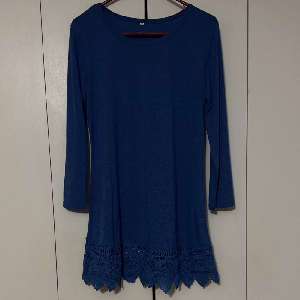 Elegant Blue Women's Top